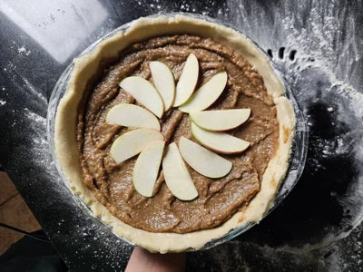 Blackened Apple Amazake Pie