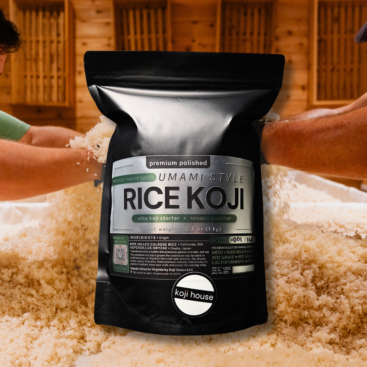 Premium Polished Umami Rice Koji ● Limited Release (1KG)